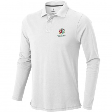 Logo trade promotional gifts picture of: Oakville long sleeve men's polo