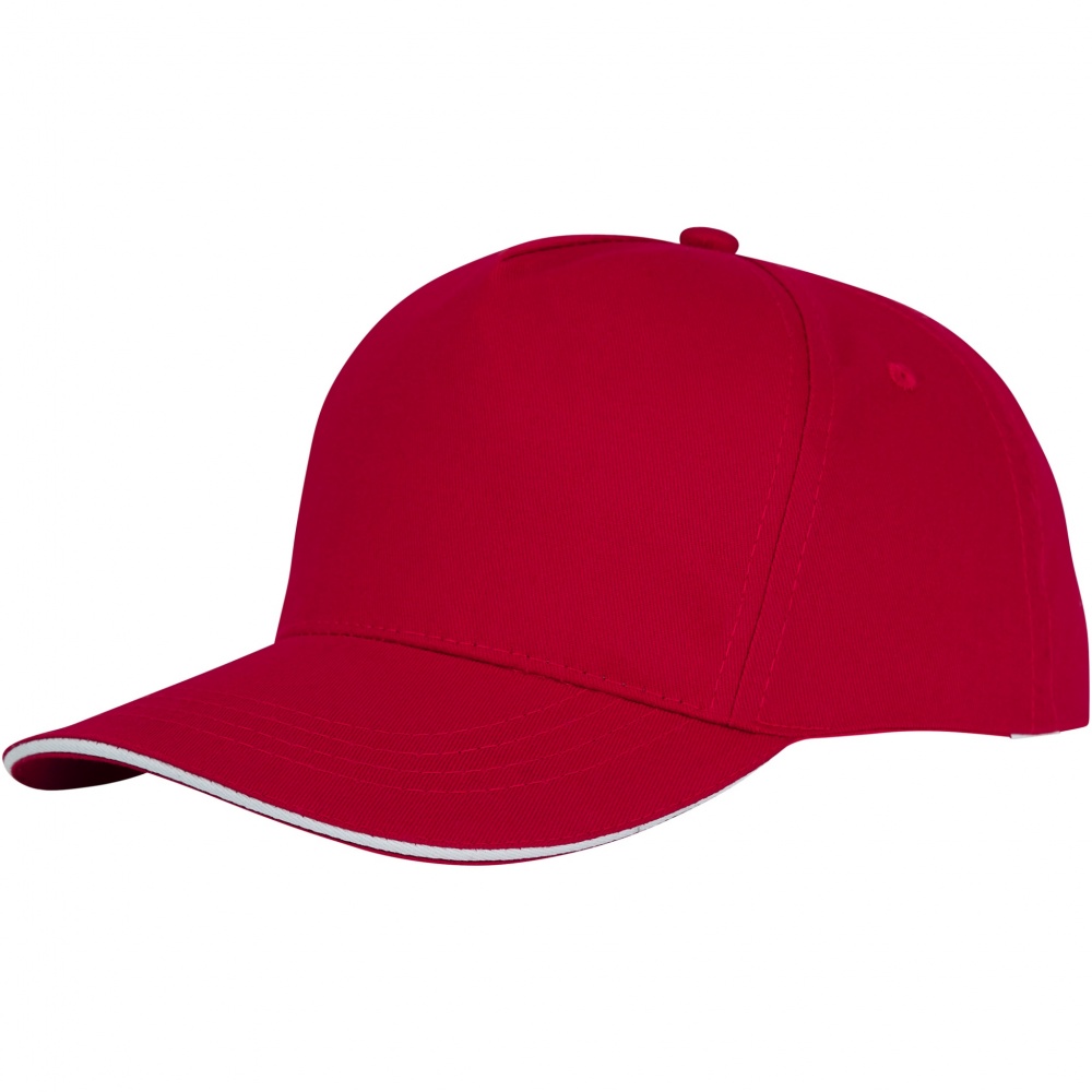 Logo trade promotional gifts image of: Ceto 5 panel sandwich cap