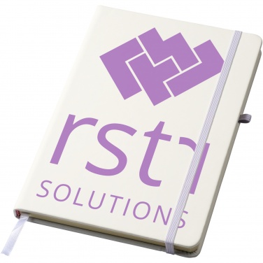 Logo trade promotional giveaways image of: Polar A5 notebook with lined pages