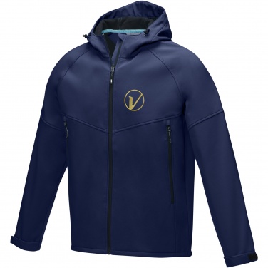 Logo trade promotional merchandise image of: Coltan men’s GRS recycled softshell jacket