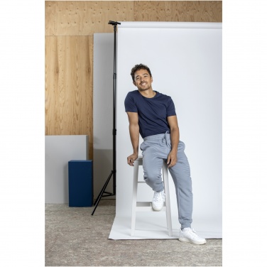 Logo trade promotional giveaways image of: Azurite short sleeve men’s organic t-shirt