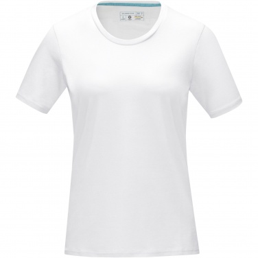 Logo trade promotional products image of: Azurite short sleeve women’s organic t-shirt