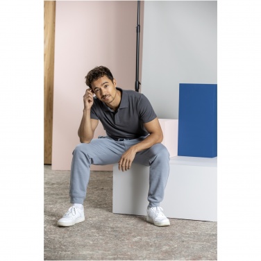 Logo trade promotional merchandise photo of: Graphite short sleeve men’s organic polo