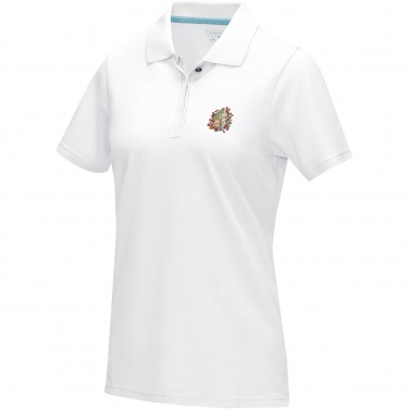 Logo trade promotional items picture of: Graphite short sleeve women’s organic polo