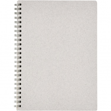 Logotrade corporate gift picture of: Bianco A5 size wire-o notebook