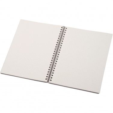 Logotrade promotional giveaway image of: Bianco A5 size wire-o notebook
