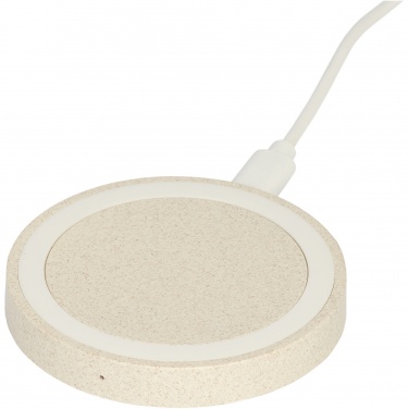 Logotrade promotional giveaways photo of: Naka 5W wheat straw wireless charging pad