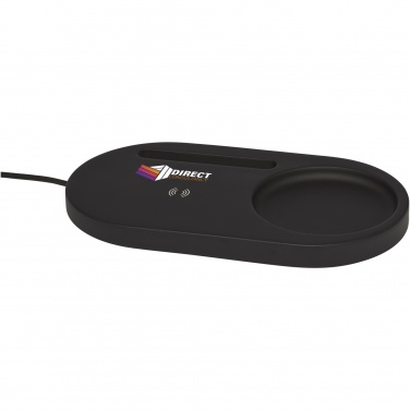 Logo trade promotional products image of: Klip 5W wireless charging desk organizer