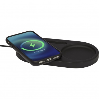 Logo trade promotional products picture of: Klip 5W wireless charging desk organizer