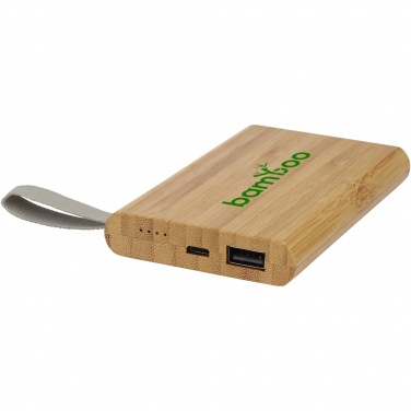 Logotrade promotional item picture of: Tulda 5000 mAh bamboo power bank