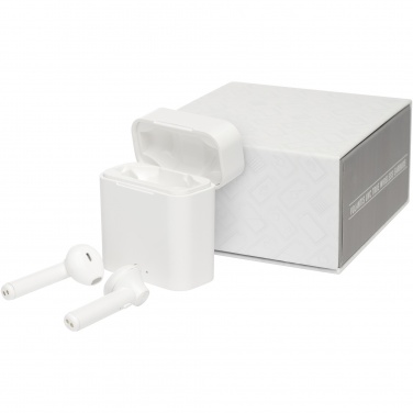 Logo trade promotional giveaways image of: Volantis UVC True Wireless auto pair earbuds