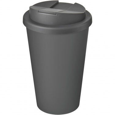Logo trade promotional merchandise image of: Americano® Eco 350 ml recycled tumbler with spill-proof lid