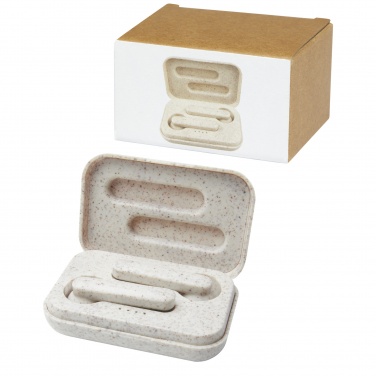 Logotrade promotional product image of: Nantai wheat straw True Wireless earbuds