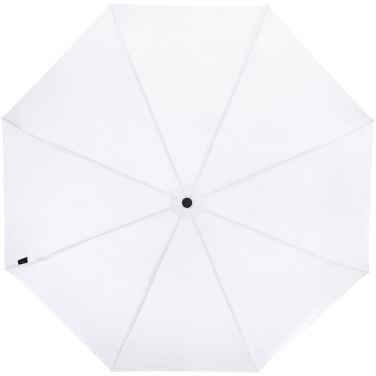 Logo trade promotional giveaway photo of: Birgit 21'' foldable windproof recycled PET umbrella