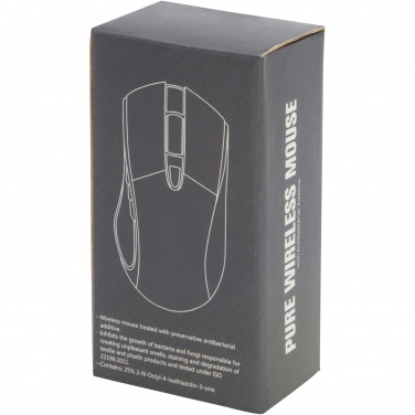 Logo trade corporate gift photo of: Pure wireless mouse with antibacterial additive