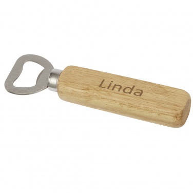 Logotrade advertising product image of: Brama wooden bottle opener
