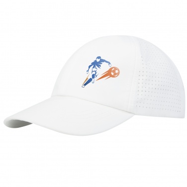 Logo trade advertising products image of: Mica 6 panel GRS recycled cool fit cap