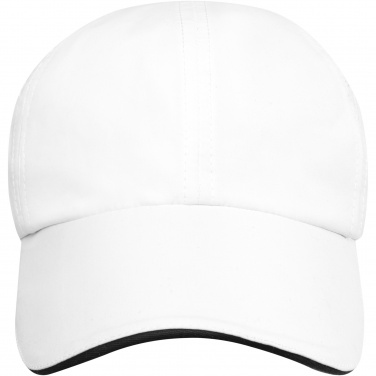 Logo trade promotional giveaways image of: Morion 6 panel GRS recycled cool fit sandwich cap