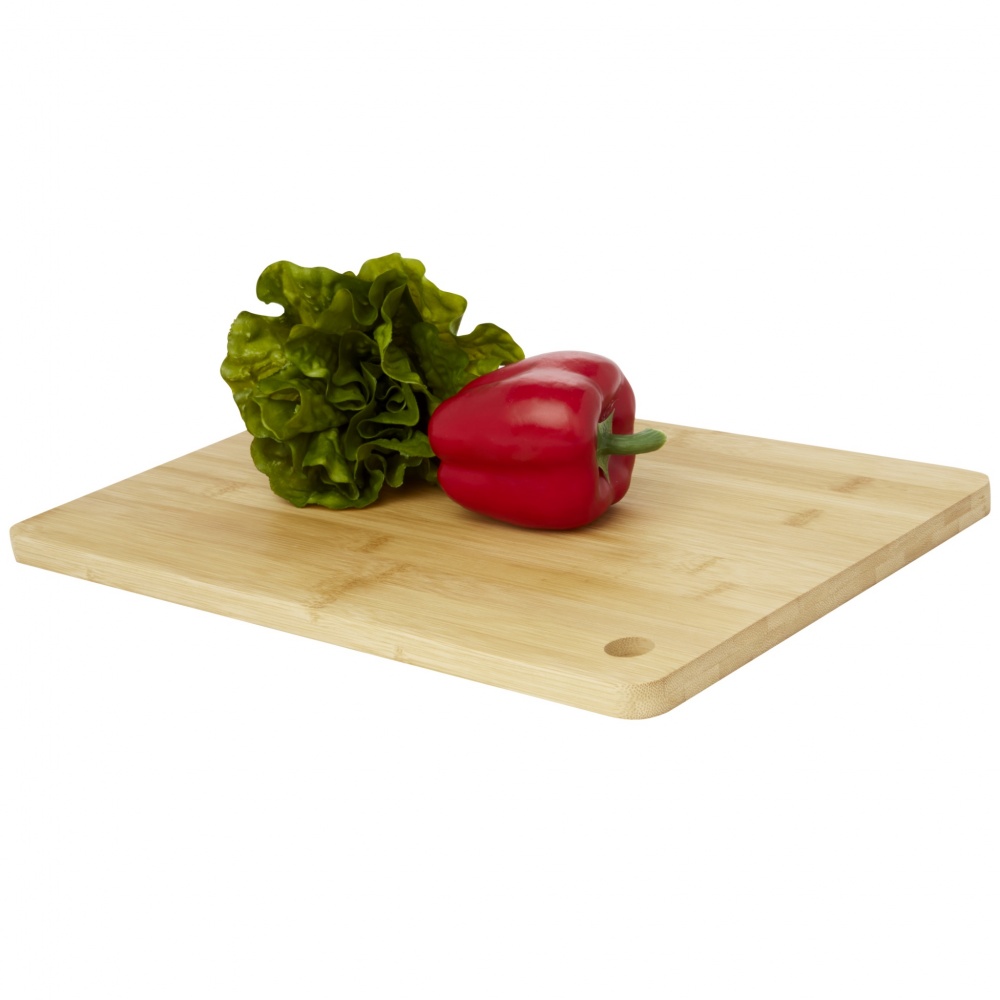 Logotrade promotional item picture of: Harp bamboo cutting board