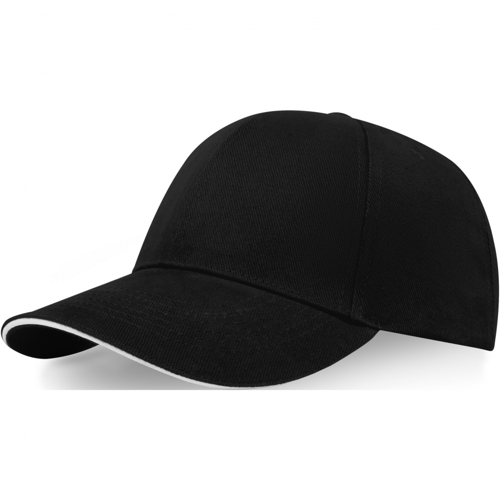 Logotrade promotional item picture of: Topaz 6 panel GRS recycled sandwich cap