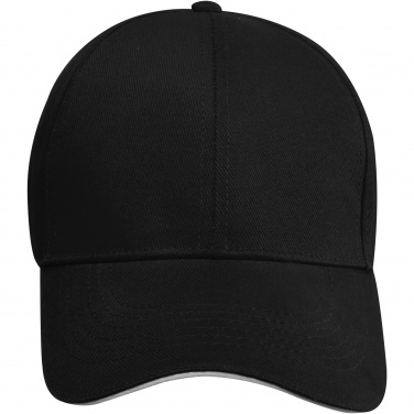 Logotrade promotional merchandise picture of: Topaz 6 panel GRS recycled sandwich cap