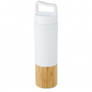 Logotrade business gift image of: Torne 540 ml  stainless steel bottle with bamboo outer wall