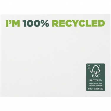 Logo trade business gift photo of: Sticky-Mate® recycled sticky notes 100x75 mm