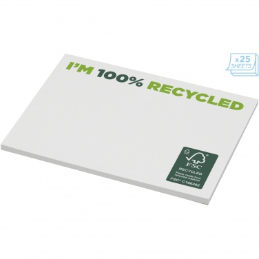 Logo trade corporate gifts image of: Sticky-Mate® recycled sticky notes 100x75 mm