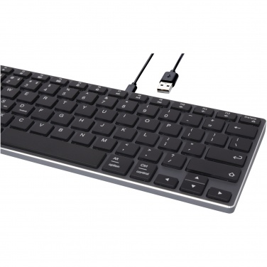 Logotrade business gift image of: Hybrid performance Bluetooth keyboard - QWERTY