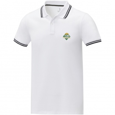 Logotrade promotional items photo of: Amarago short sleeve men's tipping polo