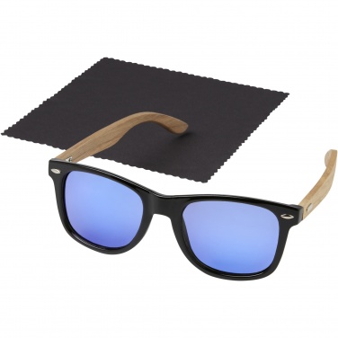 Logotrade advertising product image of: Hiru rPET/wood mirrored polarized sunglasses in gift box