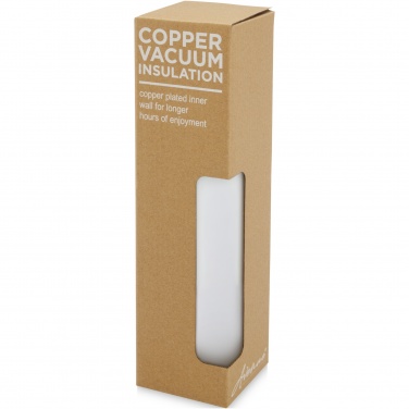 Logo trade corporate gifts picture of: Marka 600 ml copper vacuum insulated bottle with metal loop