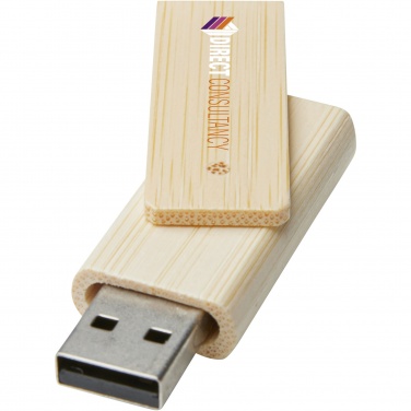 Logo trade advertising product photo of: Rotate 16GB bamboo USB flash drive