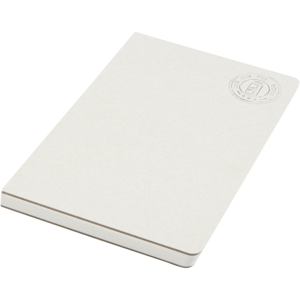 Logotrade promotional product picture of: Dairy Dream A5 size reference recycled milk cartons spineless notebook