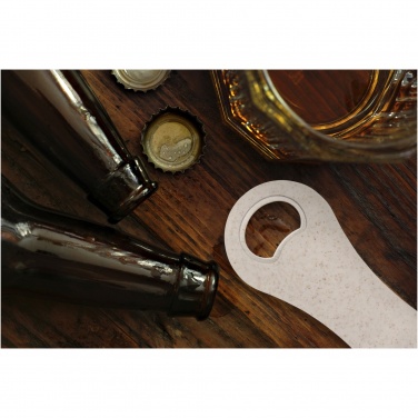 Logo trade corporate gifts picture of: Schyn wheat straw bottle opener