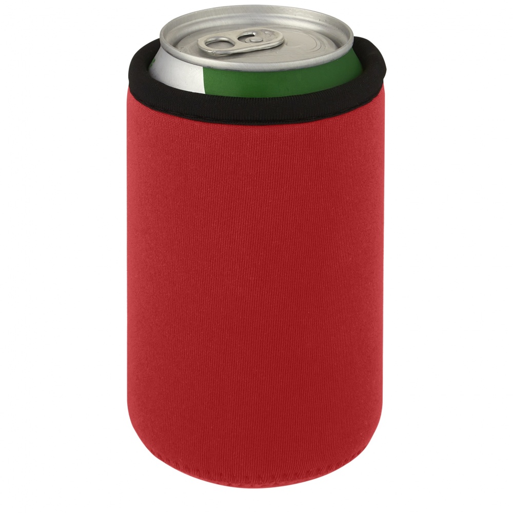 Logo trade corporate gifts picture of: Vrie recycled neoprene can sleeve holder