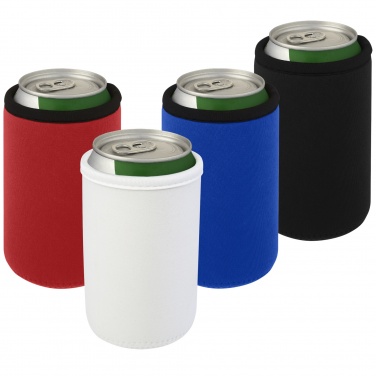 Logo trade promotional merchandise picture of: Vrie recycled neoprene can sleeve holder