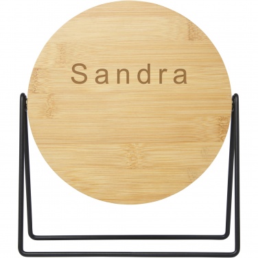 Logo trade promotional giveaway photo of: Hyrra bamboo standing mirror