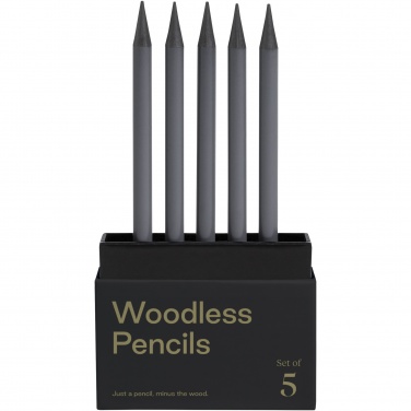 Logo trade promotional gifts picture of: Karst® 5-pack 2B woodless graphite pencils