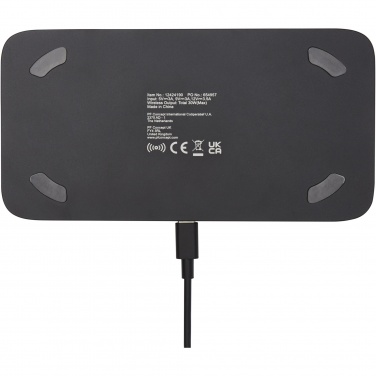 Logotrade promotional product picture of: Hybrid 15W premium dual wireless charging pad