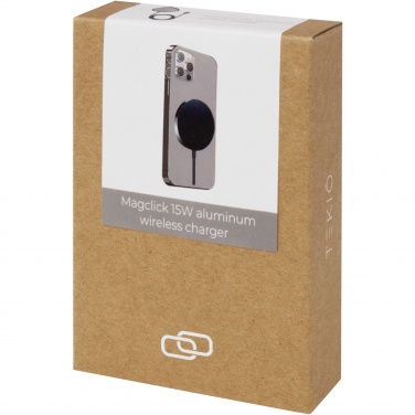 Logotrade promotional gift image of: Magclick 15W aluminium wireless charger