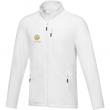 Logo trade promotional products image of: Amber men's GRS recycled full zip fleece jacket