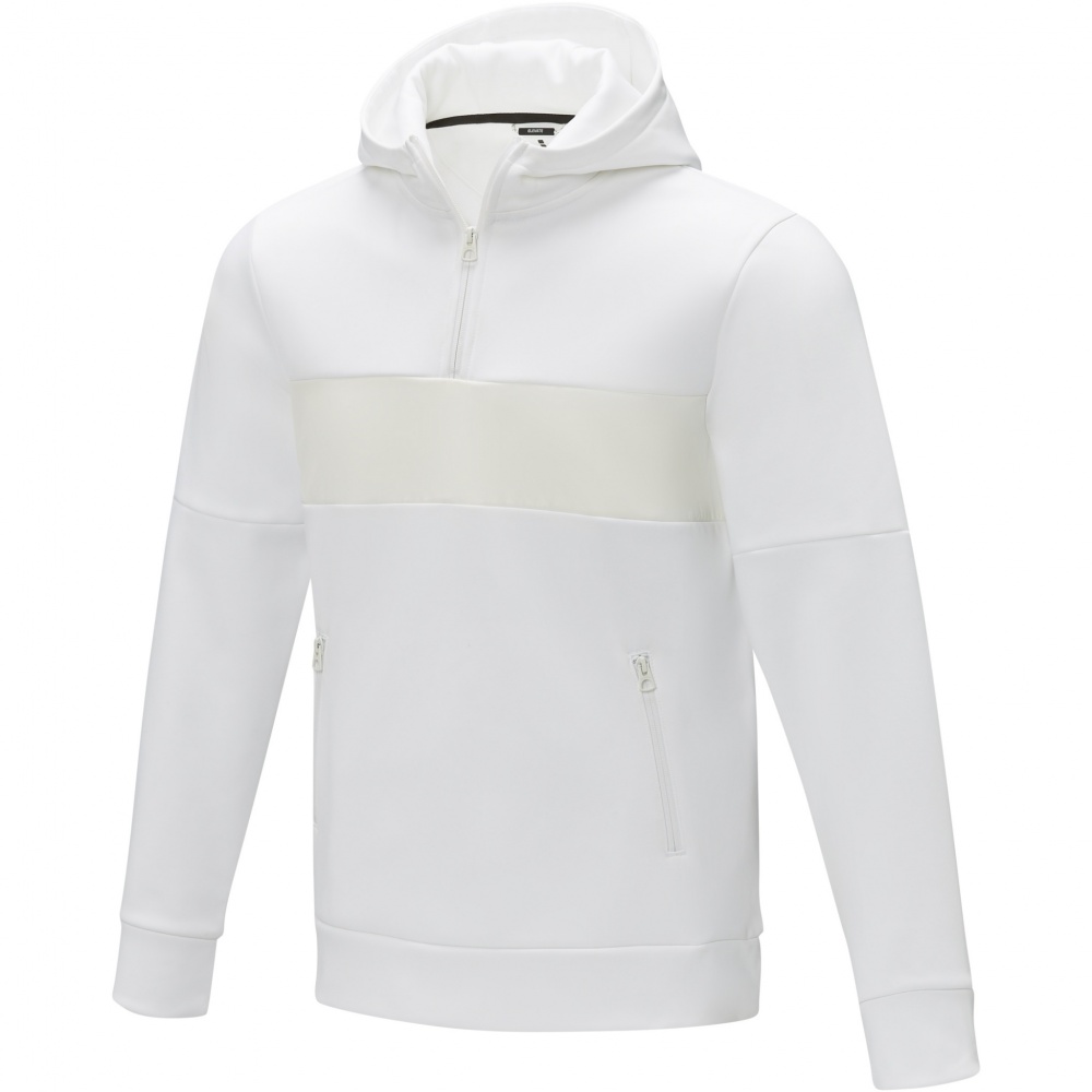 Logo trade corporate gifts picture of: Sayan men's half zip anorak hooded sweater