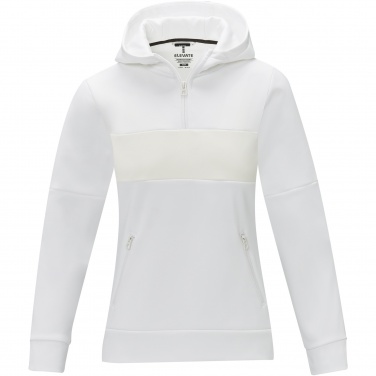 Logo trade promotional merchandise photo of: Sayan women's half zip anorak hooded sweater