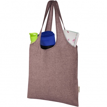 Logotrade business gift image of: Pheebs 150 g/m² recycled cotton trendy tote bag 7L