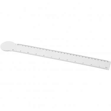 Logo trade promotional product photo of: Tait 30cm circle-shaped recycled plastic ruler