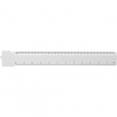 Logotrade business gift image of: Tait 30cm house-shaped recycled plastic ruler