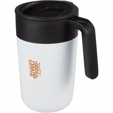 Logotrade promotional item image of: Nordia 400 ml double-wall recycled mug