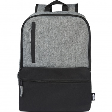 Logotrade promotional merchandise picture of: Reclaim 15" GRS recycled two-tone laptop backpack 14L