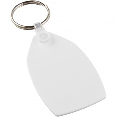 Logo trade corporate gift photo of: Tait rectangular-shaped recycled keychain